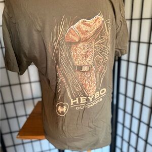 Heybo Outdoors Olive Graphic Tee